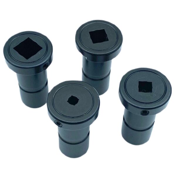 Metric set of 4x Square Broached inserts.